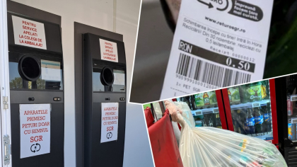 Dispare garanţia de 50 de bani! Schimbare majoră la punctele de reciclare via UE, ce se întâmplă cu sistemul SGR