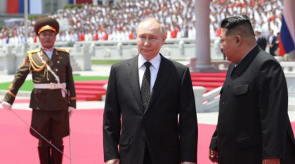 Demonstrație de forță: Kim Jong Un și Vladimir Putin, paradă militară în China, alături de Xi Jinping