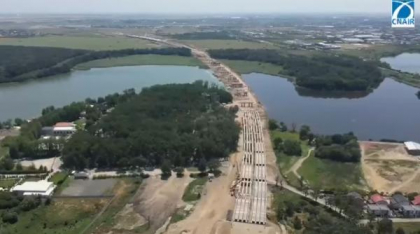 Lucrările pentru construcţia lotului 4 al A0 Nord au depăşit 70%. Când se va putea circula între Pantelimon și Glina