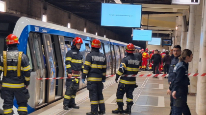 Un bărbat de 35 de ani s-a sinucis la metrou, la stația Piața Unirii