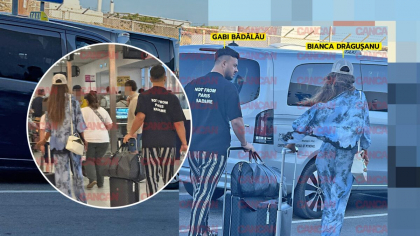 Bianca Drăguşanu şi-a adus iubitul în pragul disperării în aeroport! „Diva supremă” a comis-o, Bădălău a pedepsit-o în avion!