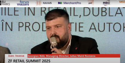 ZF Retail Summit 2025. Georgian Bâlă, Julius Meinl România: Continuăm să investim în segmentul de retail din România. Am identificat oportunităţi de creştere şi vrem să investim