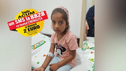 Chinuită de cancer, maladia Addison și o boală autoimună, Crenguța are nevoie de 20.000 de euro. Fetița de 10 ani trebuie să ajungă de câteva ori pe an la medicii italieni pentru a primi tratamentele salvatoare