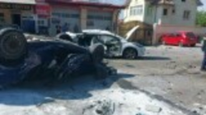 Trei persoane rănite, într-un accident rutier pe A2. Traficul în zonă este blocat