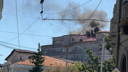 Breaking News: Incendiu la Maternitatea Cuza Vodă din Iași. A fost declanșat Planul roșu de intervenție