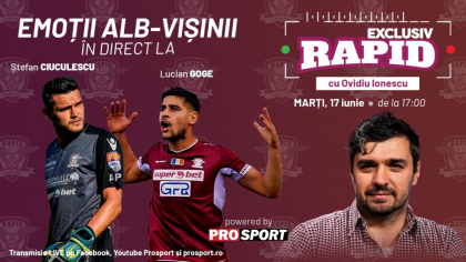 Rapid a plecat astăzi în cantonamentul din Slovenia, dar noi continuăm discuția la „EXCLUSIV RAPID” despre tot ceea ce se întâmplă la clubul lui Dan Șucu