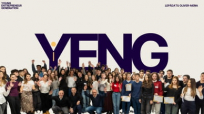 Young Entrepreneur Generation (YEnG), programul care îi învață pe tineri cum să devină antreprenori, deschide înscrierile pentru anul școlar 2025-2026