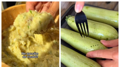 Salată de dovlecei copți cu usturoi și mărar, rețeta ideală pentru începutul verii. Ingredientul surpriză care îi oferă un gust irezistibil. VIDEO