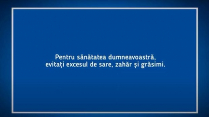 Celebrele mesaje despre „excesul de sare, zahăr și grăsimi” dispar de la TV în acest an. Lista celor care le vor înlocui