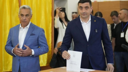 George Simion: „Am votat cu Călin Georgescu”. Candidatul AUR s-a dus la secția de vot alături de fostul candidat la alegerile prezidențiale