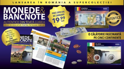 O călătorie fascinantă pe cinci continente: colecția de monede și bancnote autentice pentru toată familia