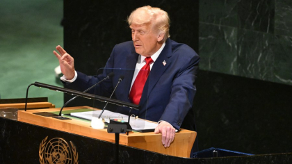 Trump, probleme cu teleprompterul și scările rulante la Adunarea Generală a ONU. Mesaj tranșant pentru Europa