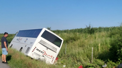 Situația copiilor răniți care se aflau în autocarul răsturnat pe A2. Un băiat de 9 ani este în continuare în stare foarte gravă