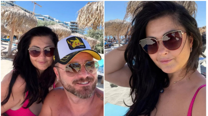 FOTO Cum arată Gabriela Cristea în costum de baie. Vedeta și soțul ei se relaxează pe litoralul românesc