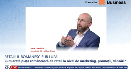 ZF Live. Ionuţ Corniciuc, proprietar, IPP Holding Group, un business de marketing de peste 320 mil. lei: Hârtia a fost înlocuită cu ecrane până şi la shaormeria din colţ. Marii retaileri înlocuiesc celebrele oferte de la capătul raftului cu televizoare, care concurează cu media tradiţională