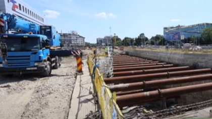 Stadiul lucrărilor la M6, metroul de Otopeni. Două săpătoare de tunele sunt operaționale VIDEO