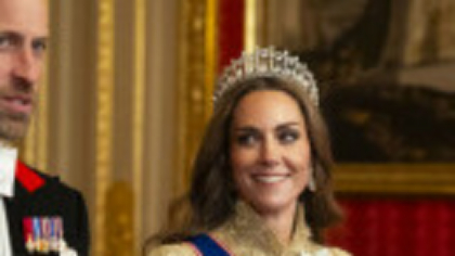 Kate Middleton, apariție elegantă la banchetul de stat din timpul vizitei lui Donald Trump. Ținuta Prințesei de Wales. FOTO