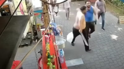 Bătaie cu săbii între clanuri la ștrandul din Reghin. Polițiștii au reținut șase persoane VIDEO