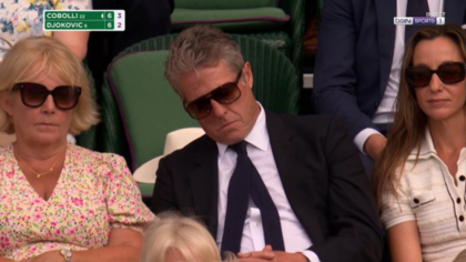 Moment uluitor la Wimbledon: o vedetă de la Hollywood a adormit în timpul meciului Djokovic - Cobolli