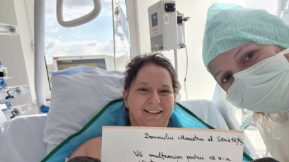 Mesajul surorii Laviniei, pacienta cu arsuri infectată la Floreasca: Azi doare mai puțin