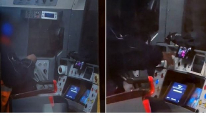 Conductor dat afară, după ce a fost filmat când tricota și se uita la videoclipuri în timp ce metroul mergea, la Londra | VIDEO