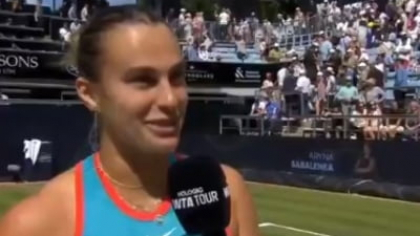 Arina Sabalenka, la primul meci pe iarbă după finala pierdută la Roland-Garros: ”Aș fi vrut să fiu în Mykonos!”