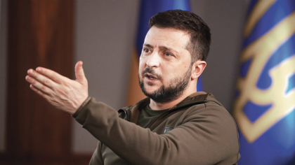 Preşedintele ucrainean Volodimir Zelenski: Rusia a lansat peste 30 de rachete şi 300 de drone în atacul nocturn