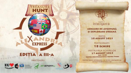 Alexandria Express 2025, concurs de Aventură și Explorare Urbană, organizat de Antena 3 CNN și Primăria Alexandria