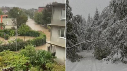 Bulgaria, devastată de inundaţii şi ninsori. Mai multe hoteluri au fost inundate şi şcolile au fost închise din cauza vremii extreme