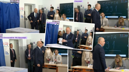 ALEGERI PREZIDENȚIALE ÎN ROMÂNIA. Ilie Bolojan, la vot: Decizia luată azi va avea efecte asupra vieților copiilor și nepoților noștri