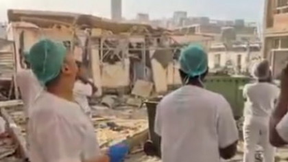 Spital israelian lovit de o rachetă balistică. Pagube extinse și cel puțin 16 răniți. Iranul a lansat un nou atac aerian VIDEO