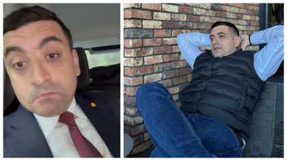 George Simion, ironii ieftine către presă, la revenirea din Polonia. ”I-am cumpărat lui Răducu un cub rubik”