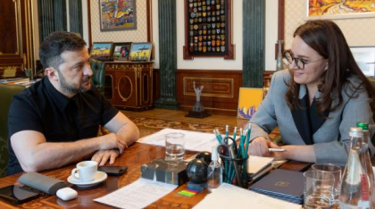Volodimir Zelenski anunță că o femeie va fi viitorul prim-ministru a Ucrainei. Cine este Iulia Svirydenko