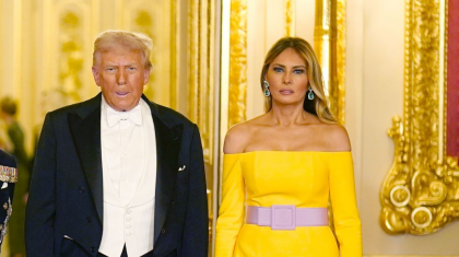 „De ce s-a îmbrăcat ca o banană? Arată ridicol”. Cum arată ținuta uimitoare pe care Melania Trump a purtat-o la dineul regal (FOTO)