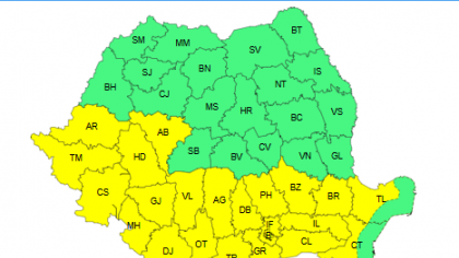 Val de căldură în România: Cod galben de temperaturi până la 36 de grade