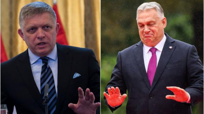Orban și Fico vor să îl ajute pe Putin. Ungaria și Slovacia s-au înțeles să blocheze un nou pachet de sancțiuni împotriva Rusiei