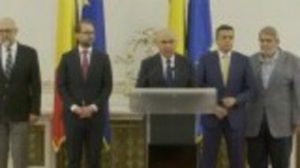 A fost semnat Acordul politic pentru formarea coaliţiei de guvernare, care cuprinde rotaţia ocupării funcţiei de premier