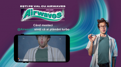 EȘTI PE VAL CU AIRWAVES – răcorire intensă, într-o nouă campanie de brand
