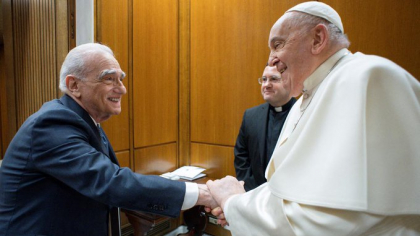 Martin Scorsese anunţă un film care va conţine „ultimul interviu” al Papei Francisc