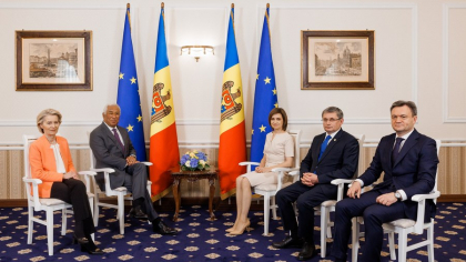 Summitul Moldova-UE: Ursula von der Leyen anunță că Chișinăul primește prima tranșă din sprijinul financiar record al UE