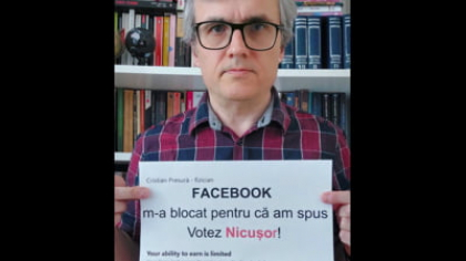 Fizicianul Cristian Presură spune că a fost sancționat de Facebook, după ce și-a arătat public susținerea pentru Nicușor Dan. „Am plătit scump”