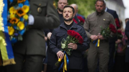 Întâlnire la Kiev. Liderii UE discută cu Volodimir Zelenski despre un armistițiu cu Rusia