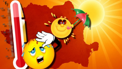 România se topește! Temperaturile vor fi ridicate până în luna august, iar ploile vor fi puține. Prognoza făcută de ANM