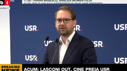 Schimbare de lideri la USR. Dominic Fritz a preluat conducerea interimară în locul Elenei Lasconi (VIDEO)