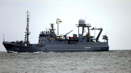 Rușii au lovit și au scufundat o navă de război ucraineană la vărsarea Dunării în Marea Neagră. Atacul, aproape de România