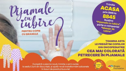 Fundația Zurli si Fundația Ringier lansează campania „Pijamale cu iubire”