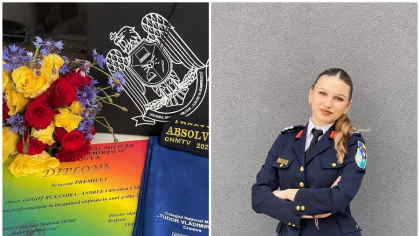 Visul Ruxandrei, admisă cu cea mai mare medie la Academia Forțelor Aeriene. „Vreau să dau meditații copiilor bolnavi”