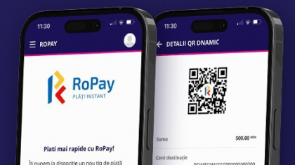 Vista Bank aderă la RoPay, sistemul de plăţi instant cu mobilul prin scanarea unui cod QR