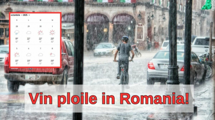 Pe ce dată vin ploile în București, de fapt. Meteorologii Accuweather au modificat prognoza pentru octombrie 2025