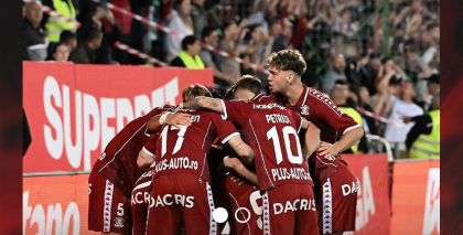Unii cu ocaziile, alții cu golurile. Rapid, victorioasă, dar chinuită de nou-promovata FC Argeș